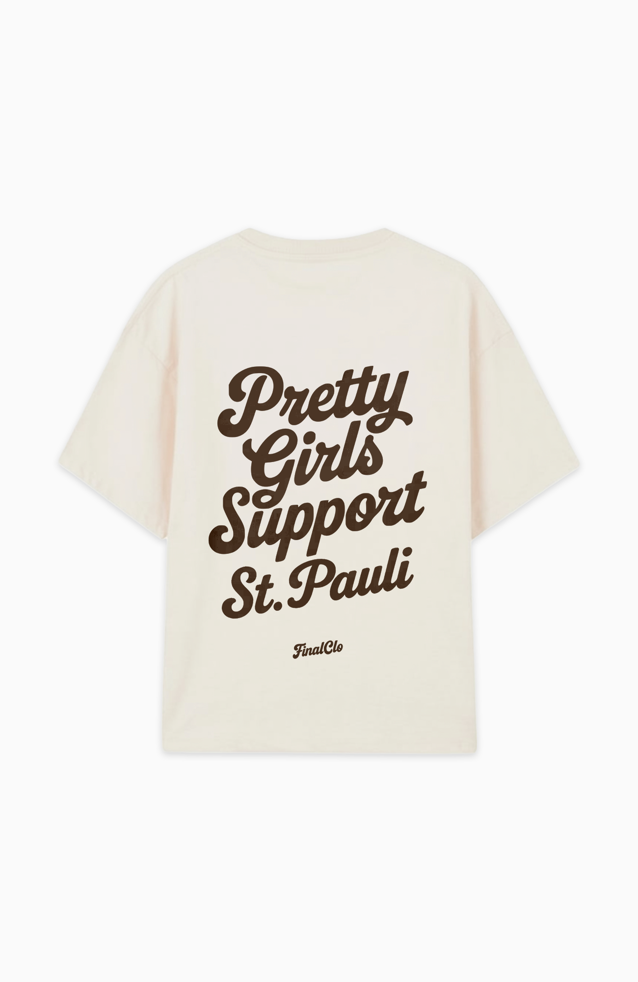 PRETTY GIRLS SUPPORT ST PAULI OVERSIZED SHIRT