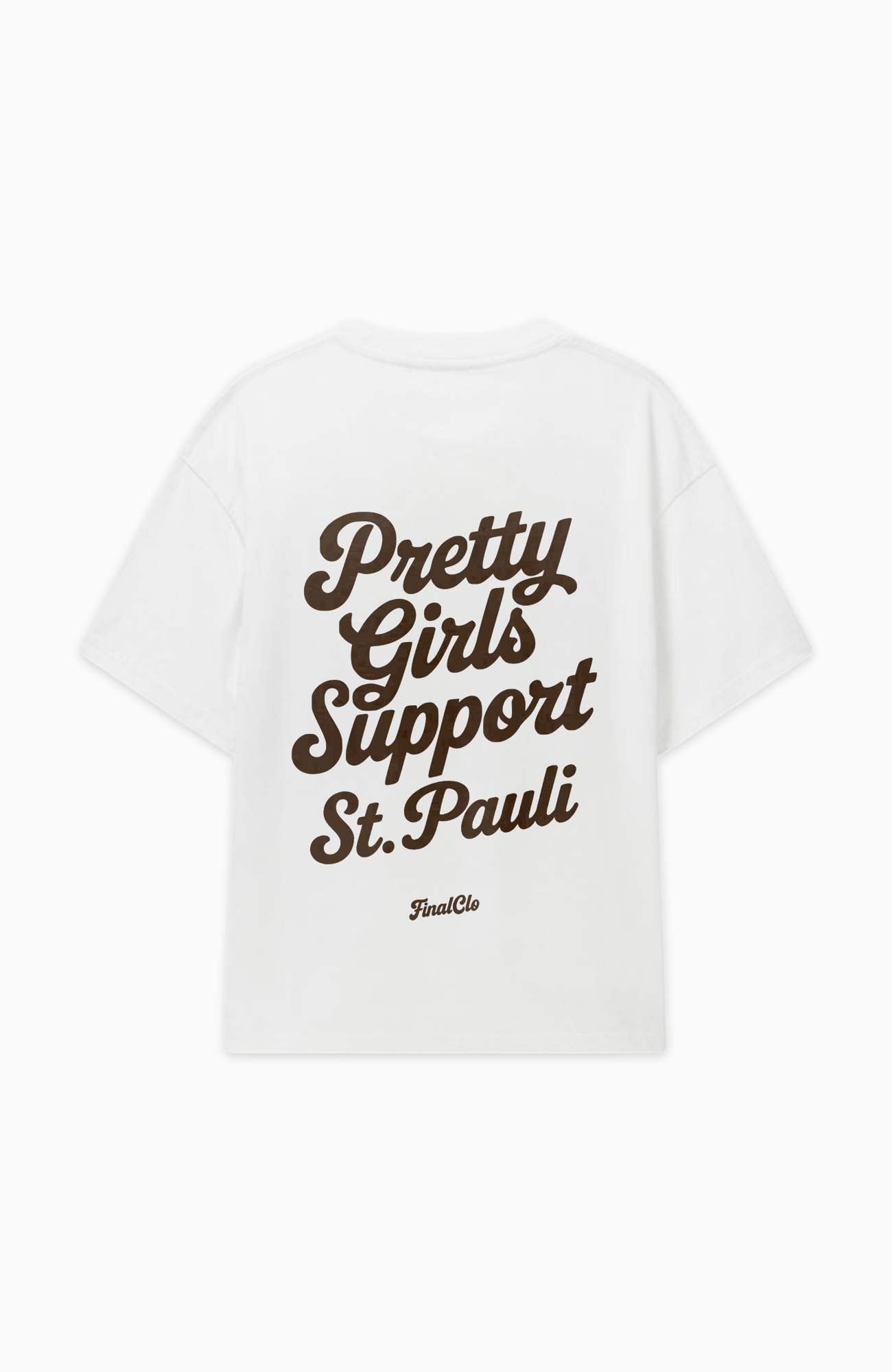 PRETTY GIRLS SUPPORT ST PAULI OVERSIZED SHIRT