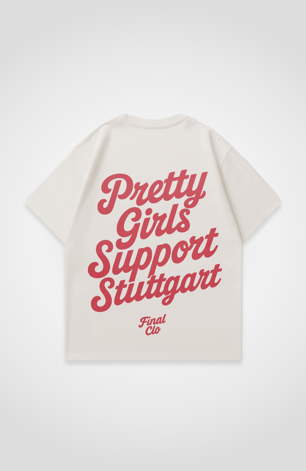 PRETTY GIRLS SUPPORT STUTTGART OVERSIZED SHIRT