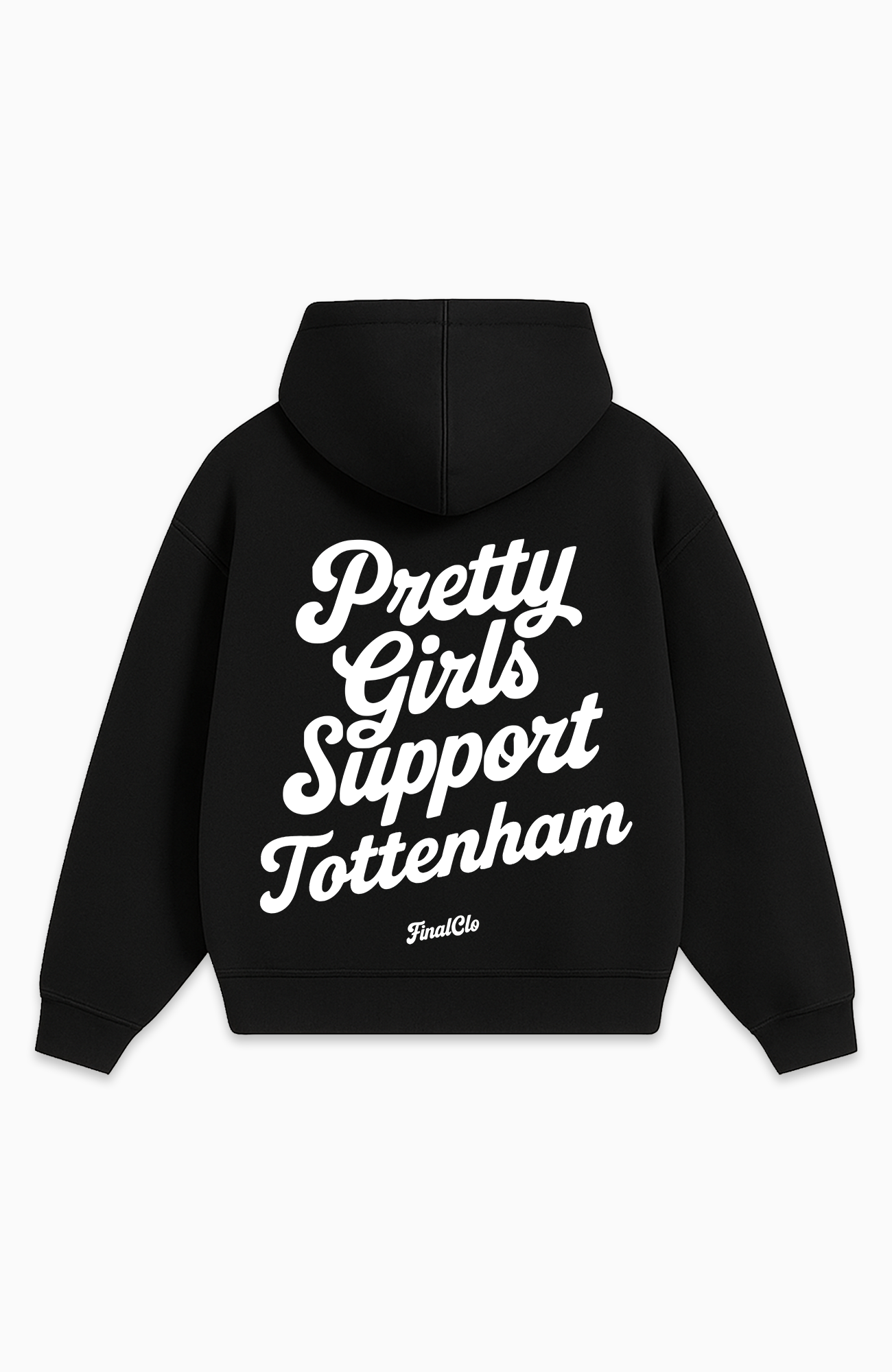 PRETTY GIRLS SUPPORT TOTTENHAM OVERSIZED HOODIE