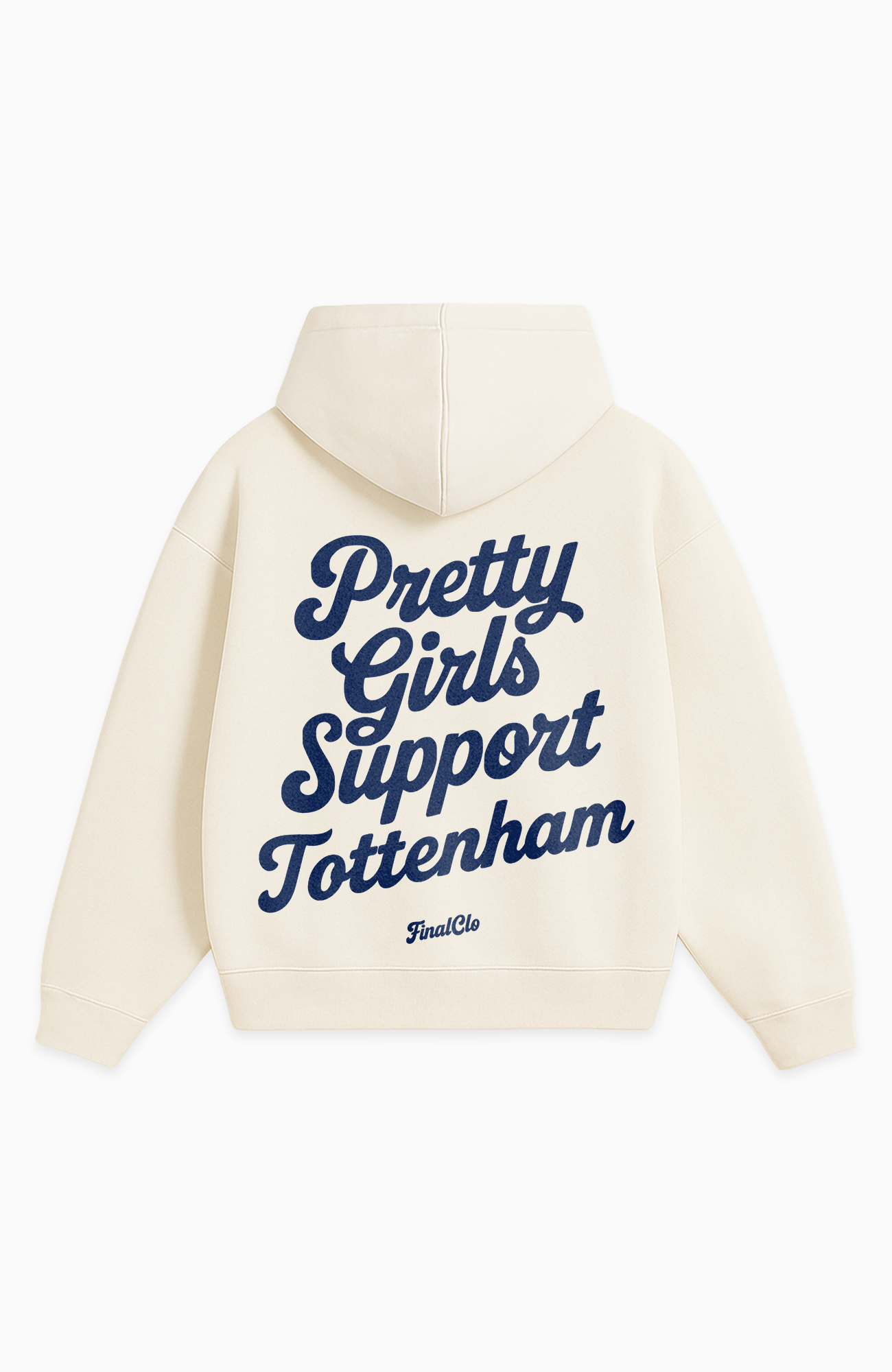 PRETTY GIRLS SUPPORT TOTTENHAM OVERSIZED HOODIE