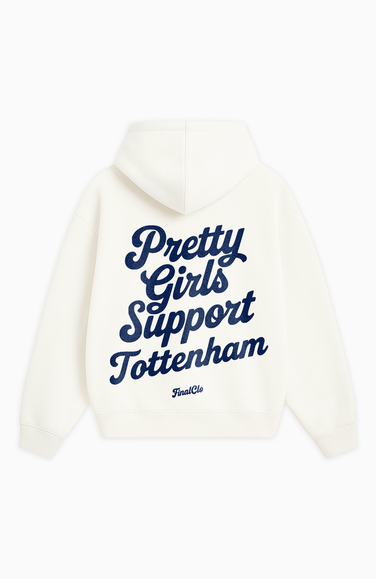PRETTY GIRLS SUPPORT TOTTENHAM OVERSIZED HOODIE
