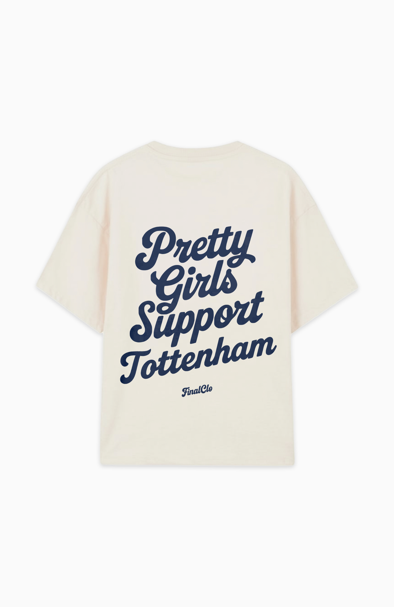 PRETTY GIRLS SUPPORT TOTTENHAM OVERSIZED SHIRT