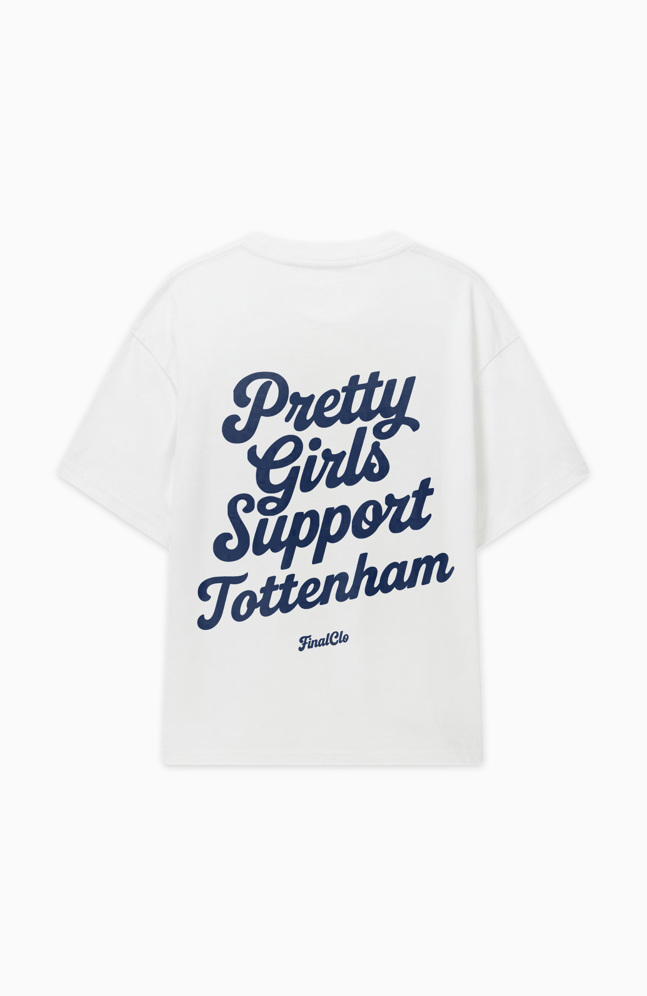 PRETTY GIRLS SUPPORT TOTTENHAM OVERSIZED SHIRT