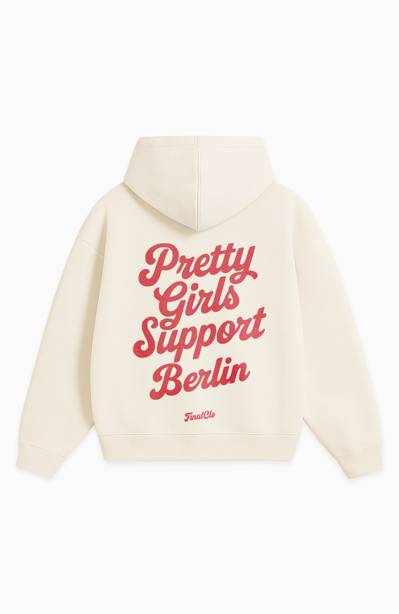 PRETTY GIRLS SUPPORT U BERLIN OVERSIZED HOODIE