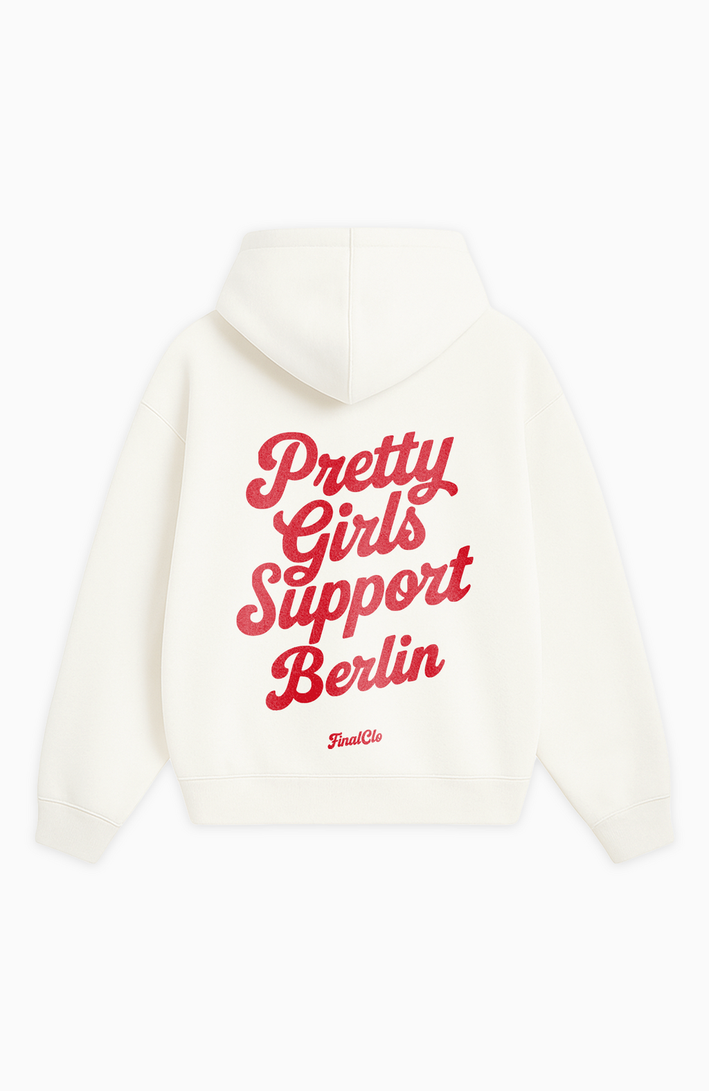 PRETTY GIRLS SUPPORT U BERLIN OVERSIZED HOODIE