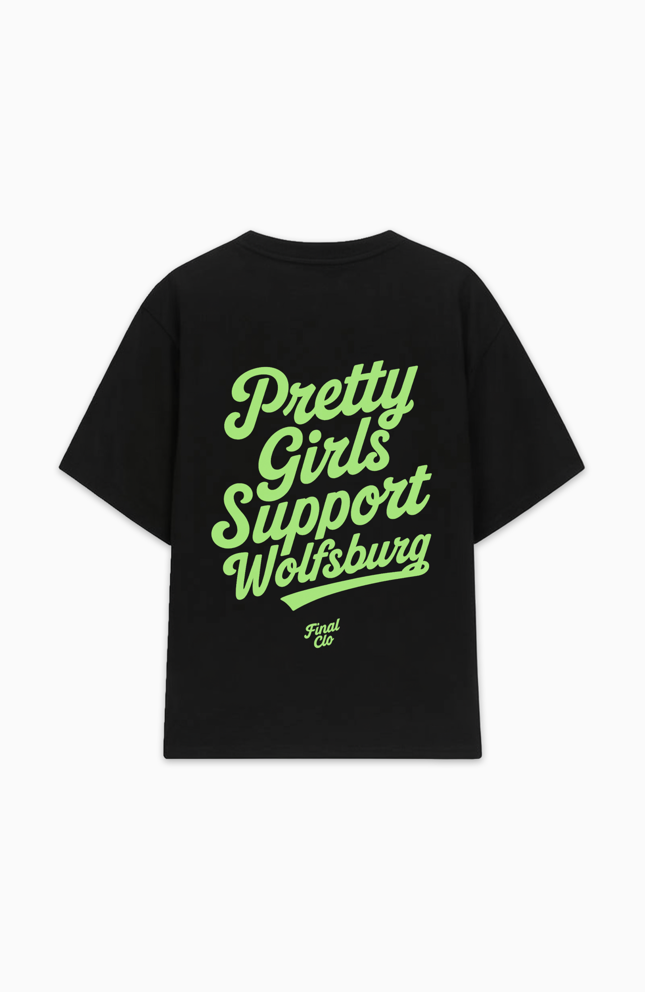 PRETTY GIRLS SUPPORT WOLFSBURG OVERSIZED SHIRT