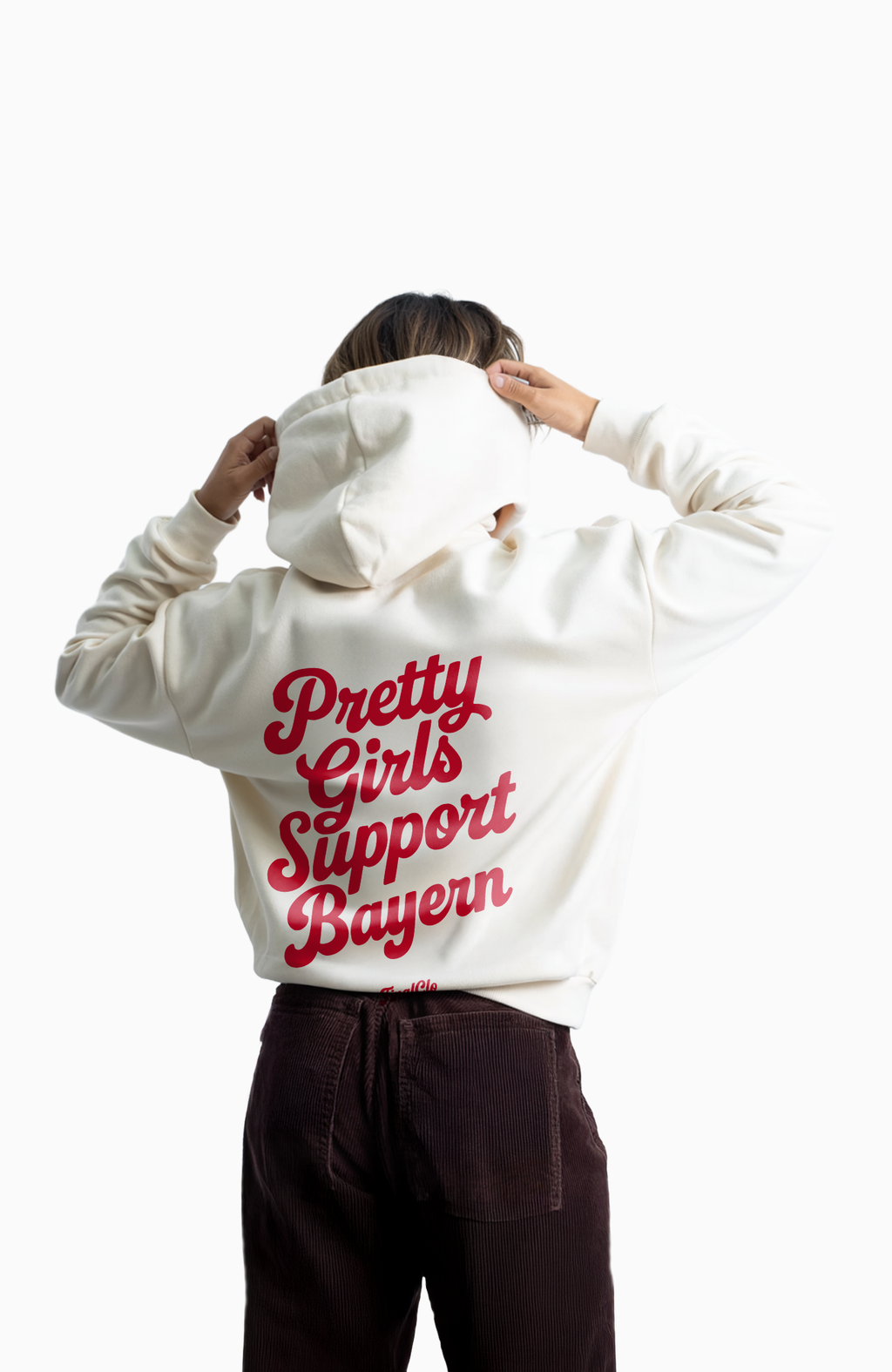 PRETTY GIRLS SUPPORT BAYERN OVERSIZED HOODIE