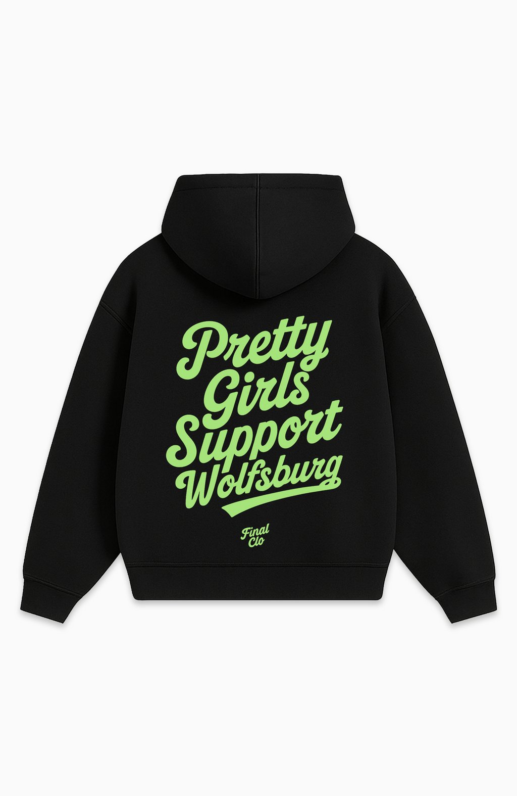 PRETTY GIRLS SUPPORT WOLFSBURG OVERSIZED HOODIE