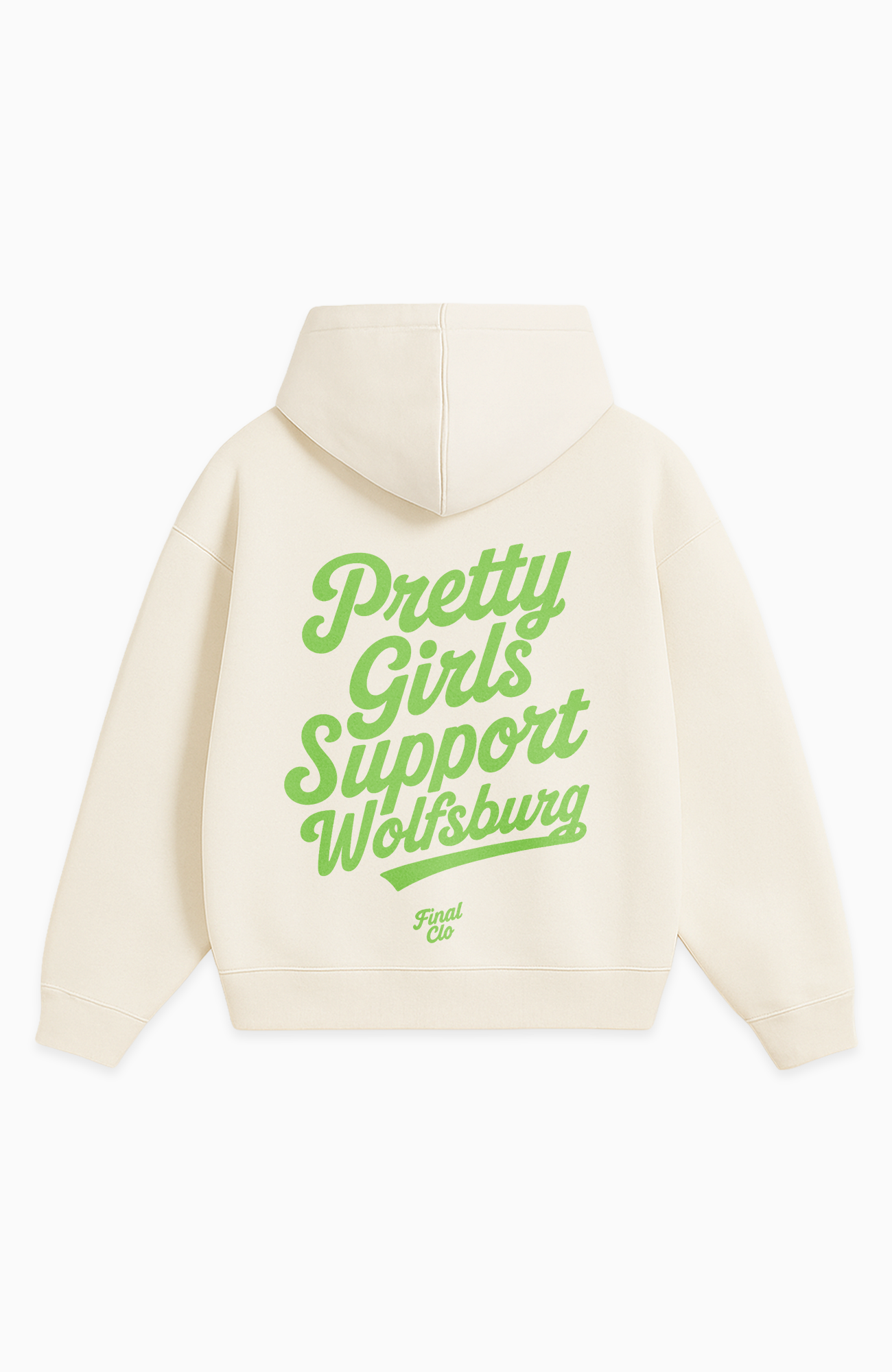 PRETTY GIRLS SUPPORT WOLFSBURG OVERSIZED HOODIE