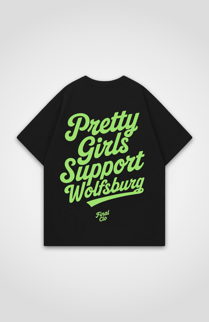 PRETTY GIRL SUPPORT VFL WOLFSBURG OVERSIZED SHIRT