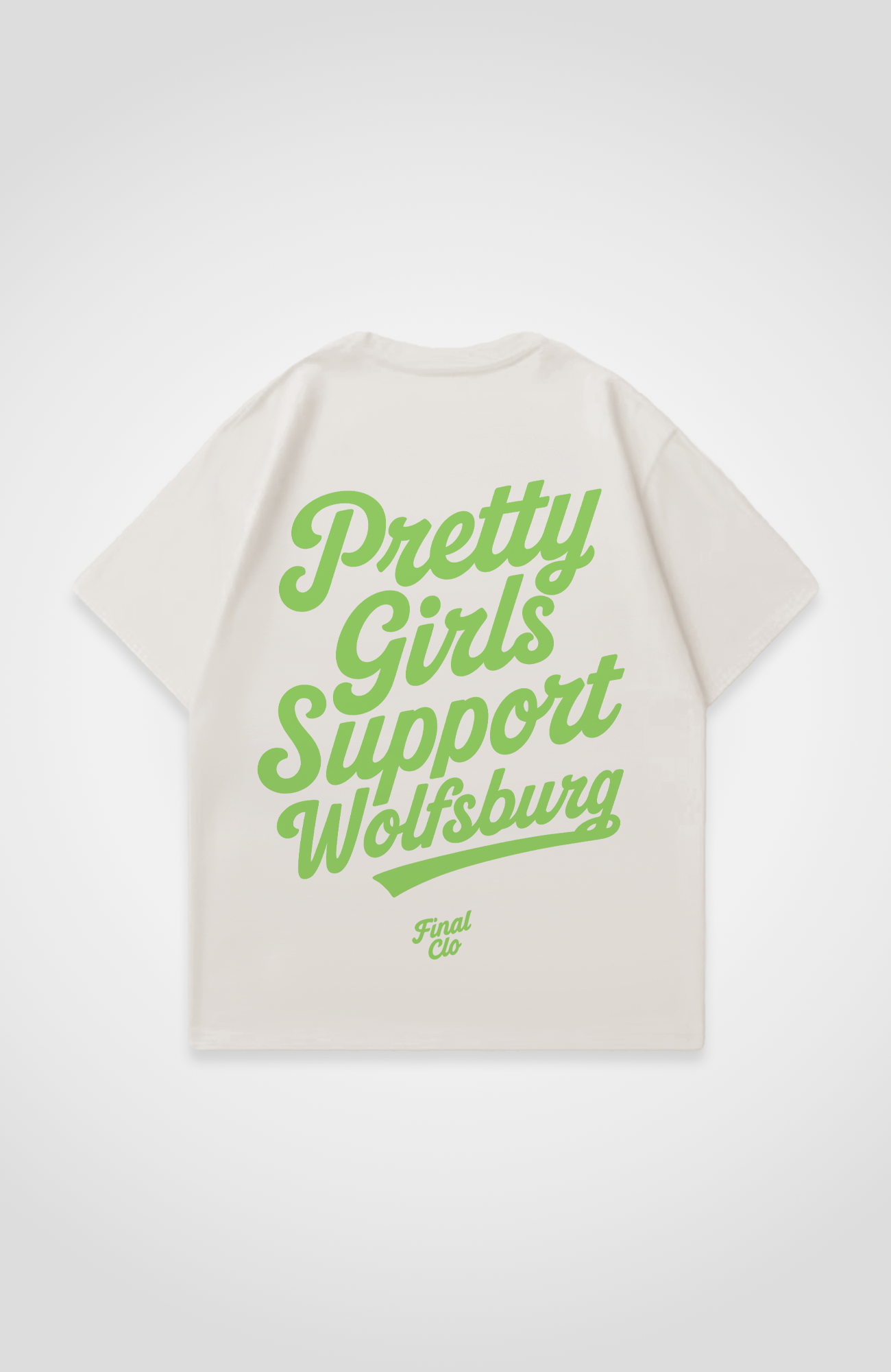 PRETTY GIRL SUPPORT VFL WOLFSBURG OVERSIZED SHIRT