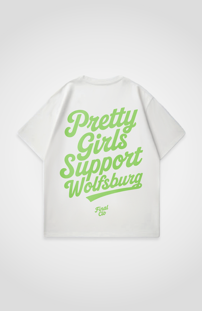 PRETTY GIRL SUPPORT VFL WOLFSBURG OVERSIZED SHIRT