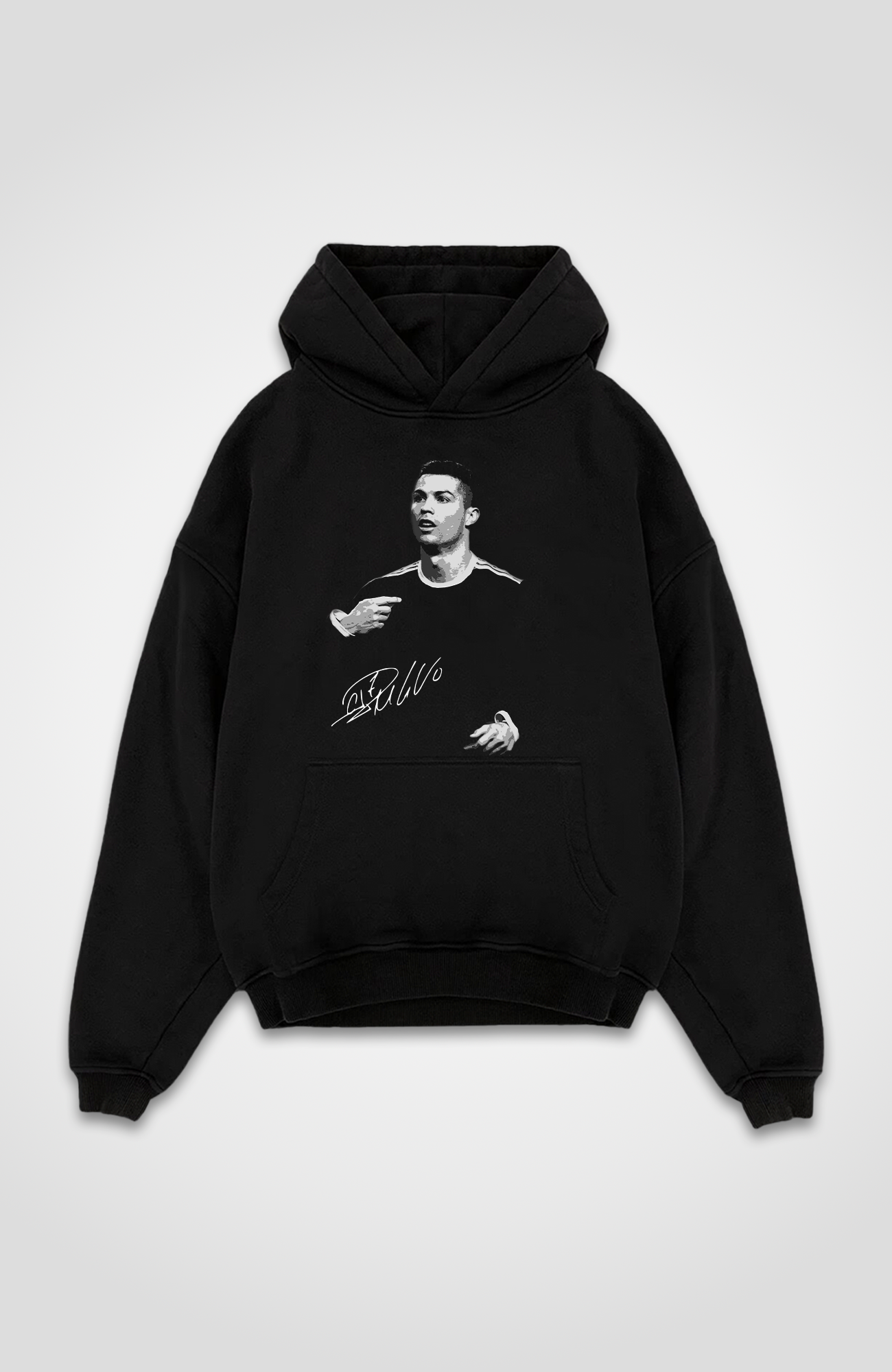 CRISTIANO RONALDO FOOTBALL MERCH OVERSIZED HOODIE