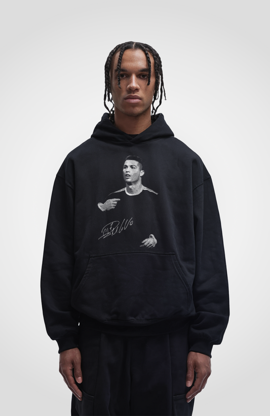 CRISTIANO RONALDO FOOTBALL MERCH OVERSIZED HOODIE