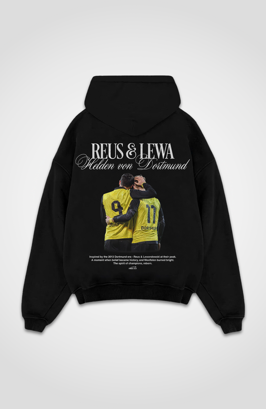 REUS & LEWA FOOTBALL MERCH OVERSIZED HOODIE