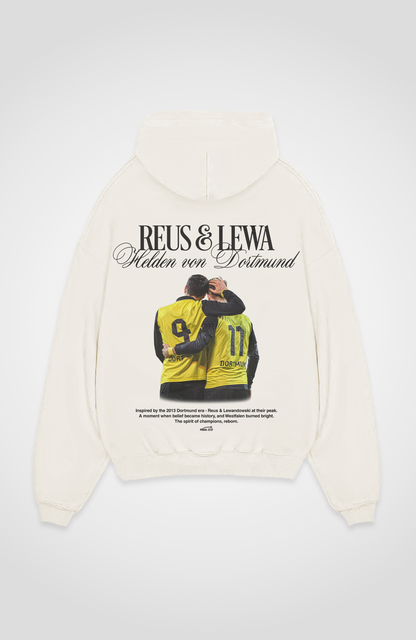 REUS & LEWA FOOTBALL MERCH OVERSIZED HOODIE