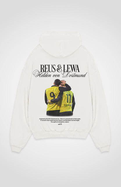 REUS & LEWA FOOTBALL MERCH OVERSIZED HOODIE