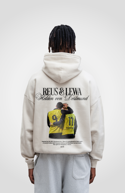 REUS & LEWA FOOTBALL MERCH OVERSIZED HOODIE