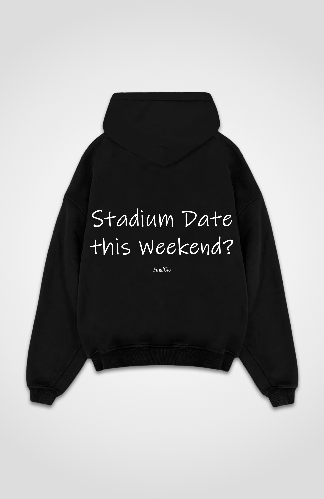STADIUM DATE OVERSIZED HOODIE