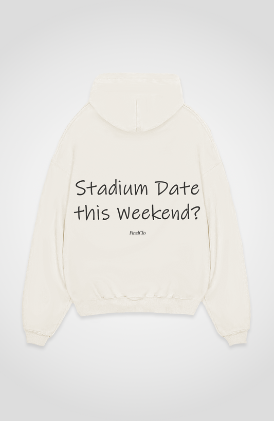 STADIUM DATE OVERSIZED HOODIE
