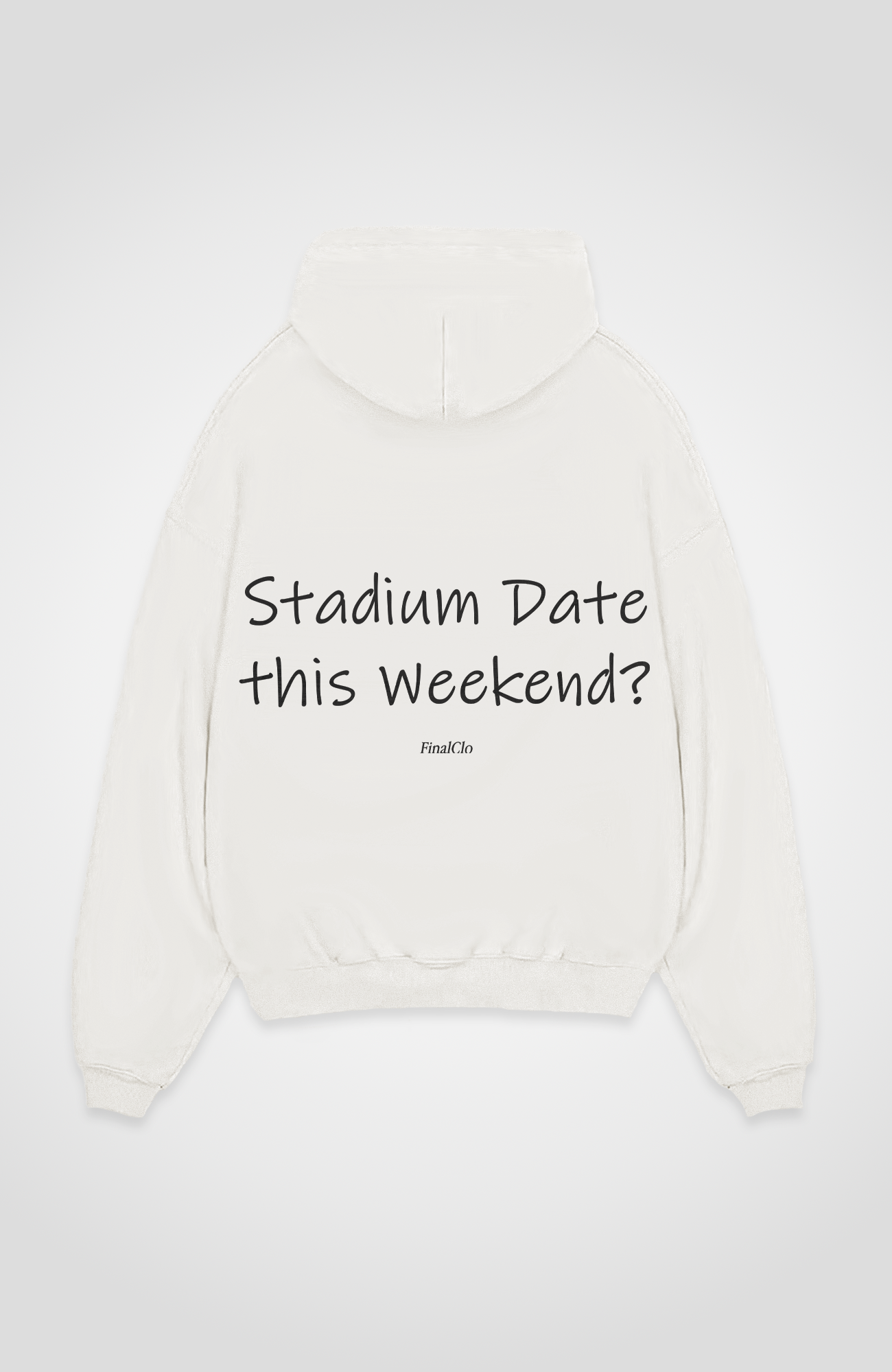 STADIUM DATE OVERSIZED HOODIE