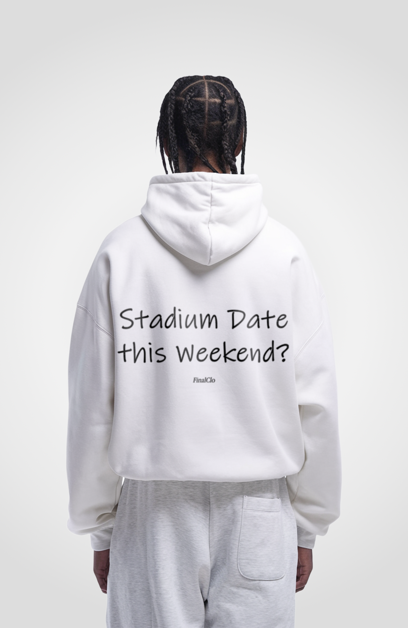 STADIUM DATE OVERSIZED HOODIE