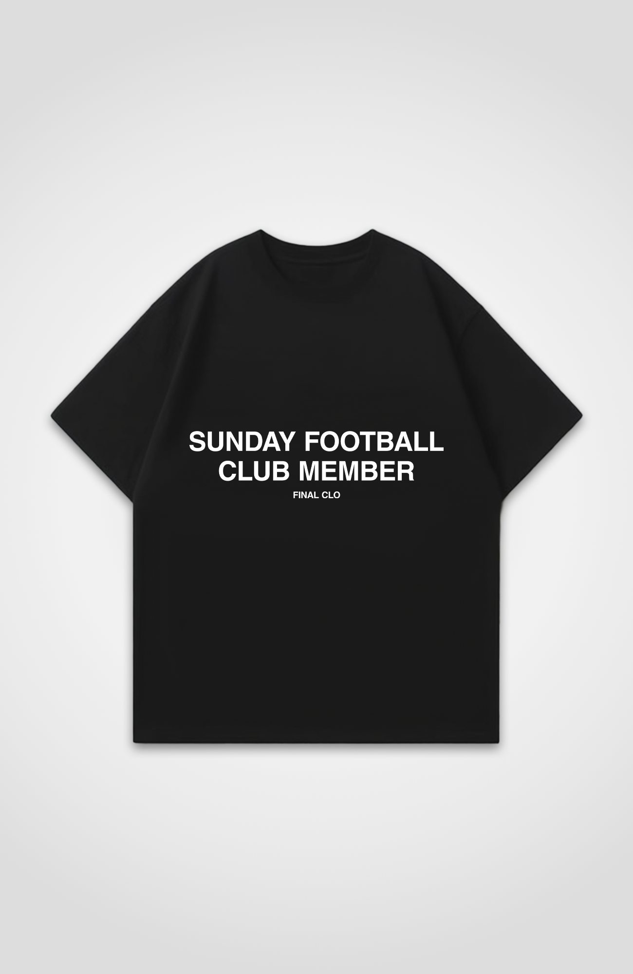 SUNDAY FOOTBALL CLUB MEMBER OVERSIZED SHIRT