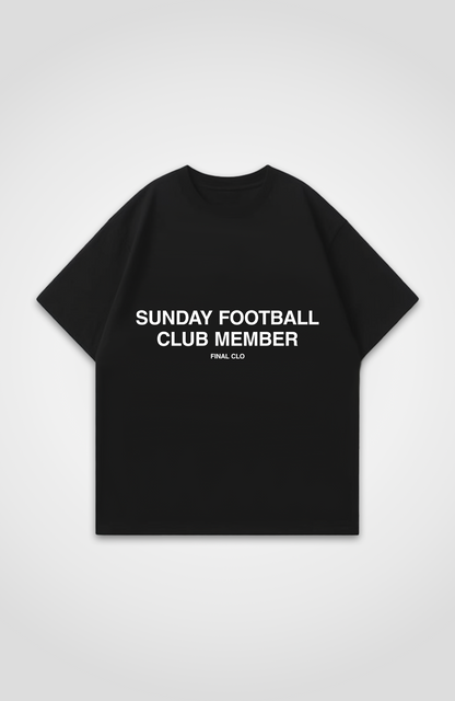SUNDAY FOOTBALL CLUB MEMBER OVERSIZED SHIRT
