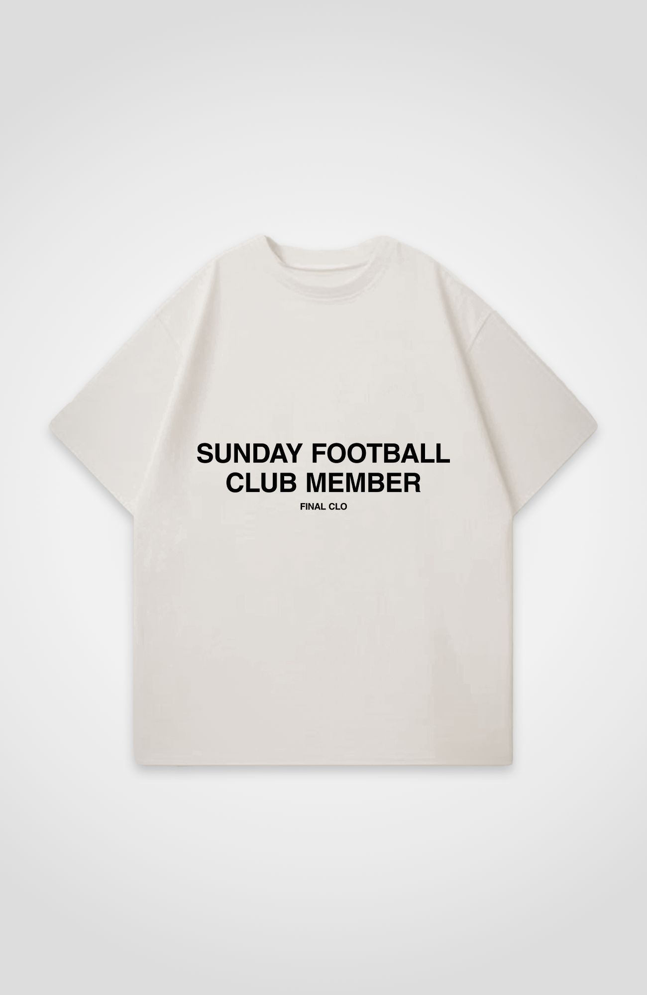 SUNDAY FOOTBALL CLUB MEMBER OVERSIZED SHIRT