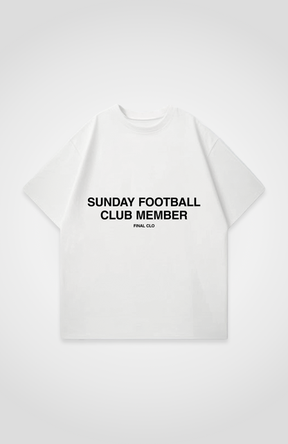 SUNDAY FOOTBALL CLUB MEMBER OVERSIZED SHIRT
