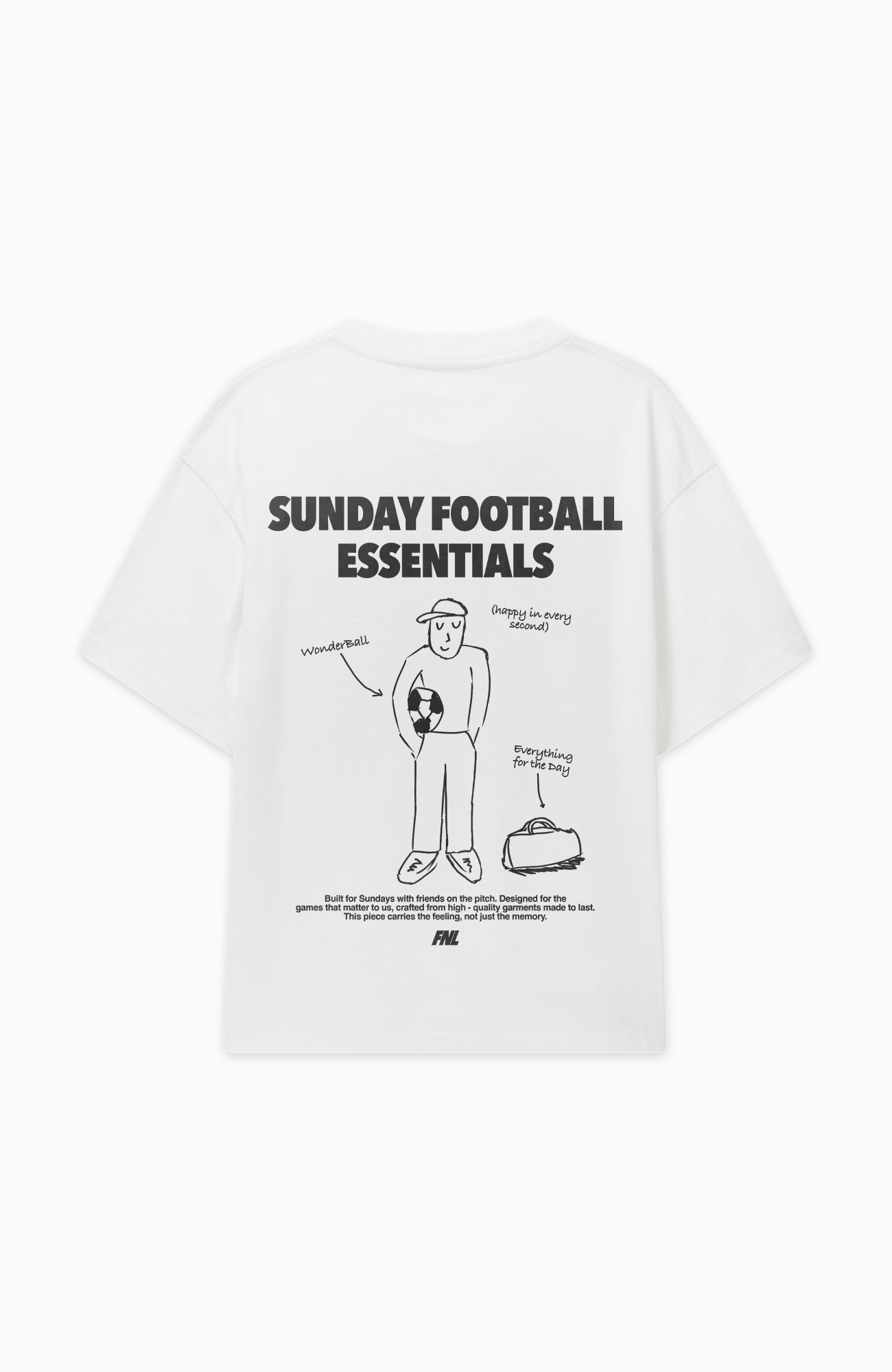 SUNDAY FOOTBALL ESSENTIALS OVERSIZED SHIRT