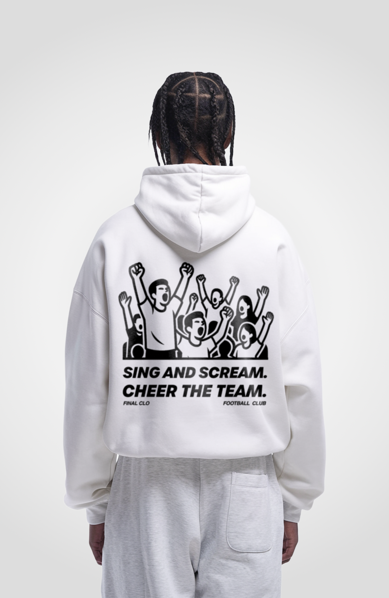 SING AND SCREAM OVERSIZED HOODIE
