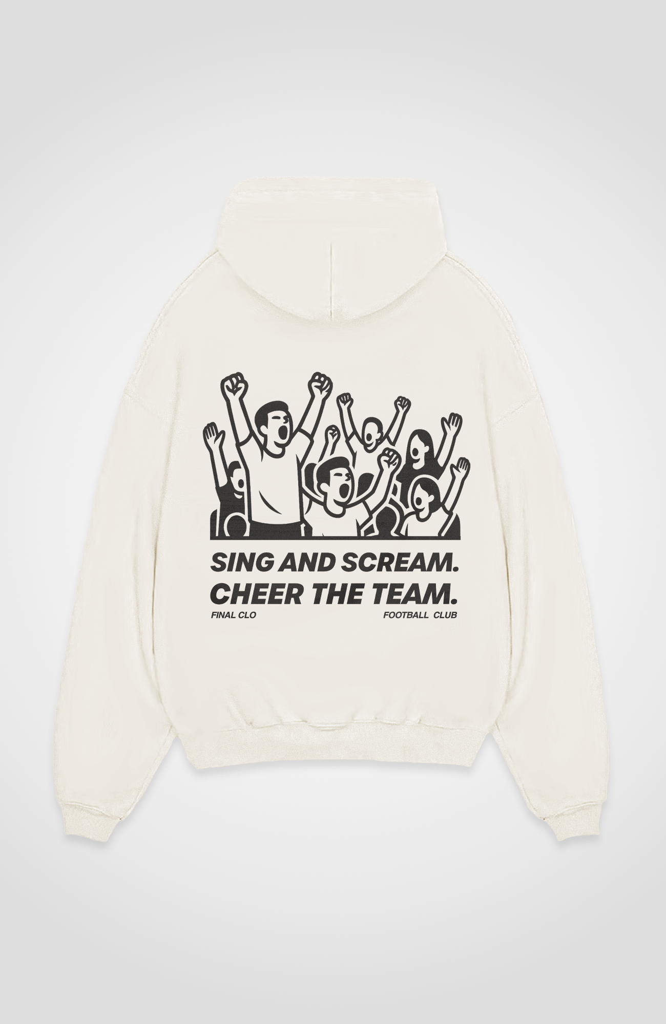 SING AND SCREAM OVERSIZED HOODIE
