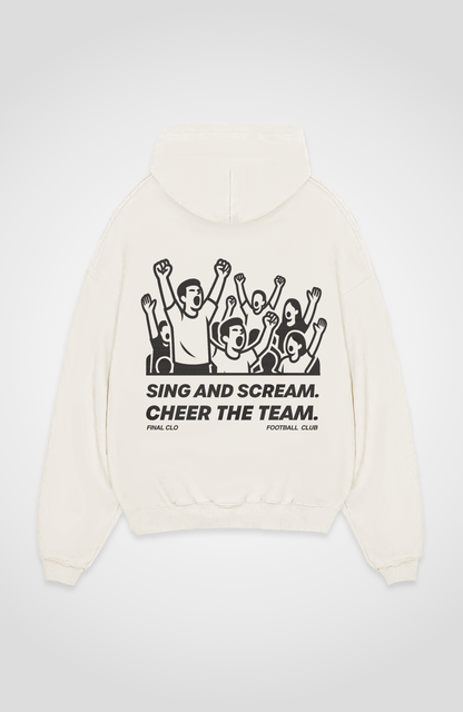 SING AND SCREAM OVERSIZED HOODIE