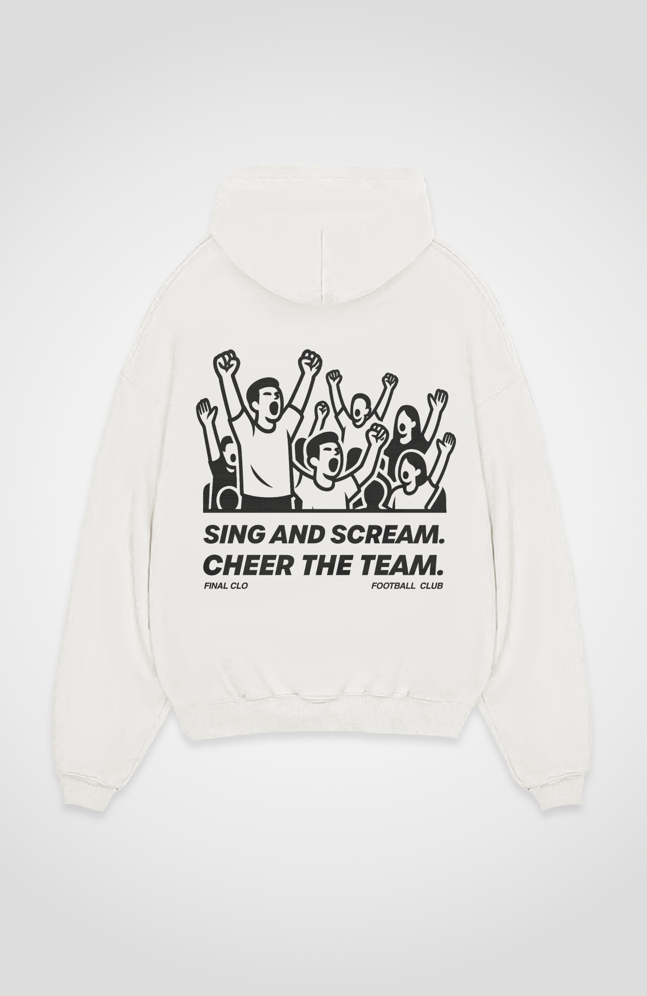 SING AND SCREAM OVERSIZED HOODIE