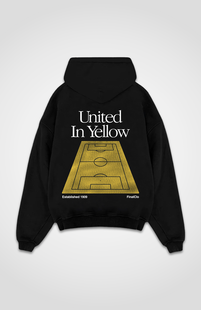 UNITED IN YELLOW OVERSIZED HOODIE
