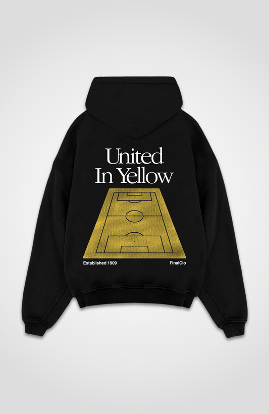 UNITED IN YELLOW OVERSIZED HOODIE