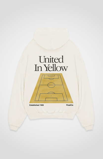 UNITED IN YELLOW OVERSIZED HOODIE