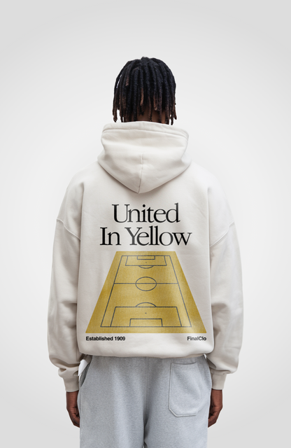 UNITED IN YELLOW OVERSIZED HOODIE
