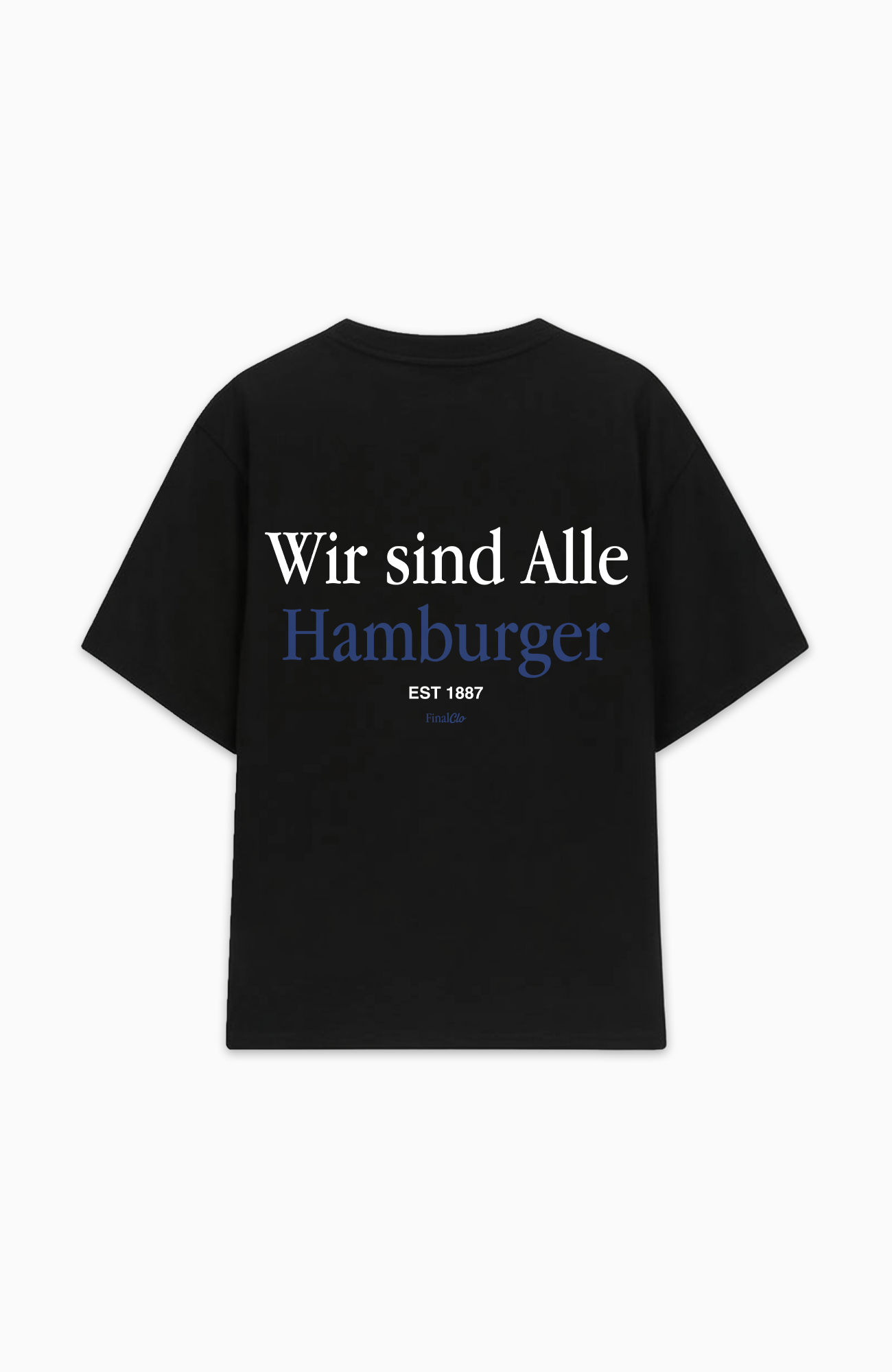 WIR SIND ALLE HAMBURGER OVERSIZED SHIRT