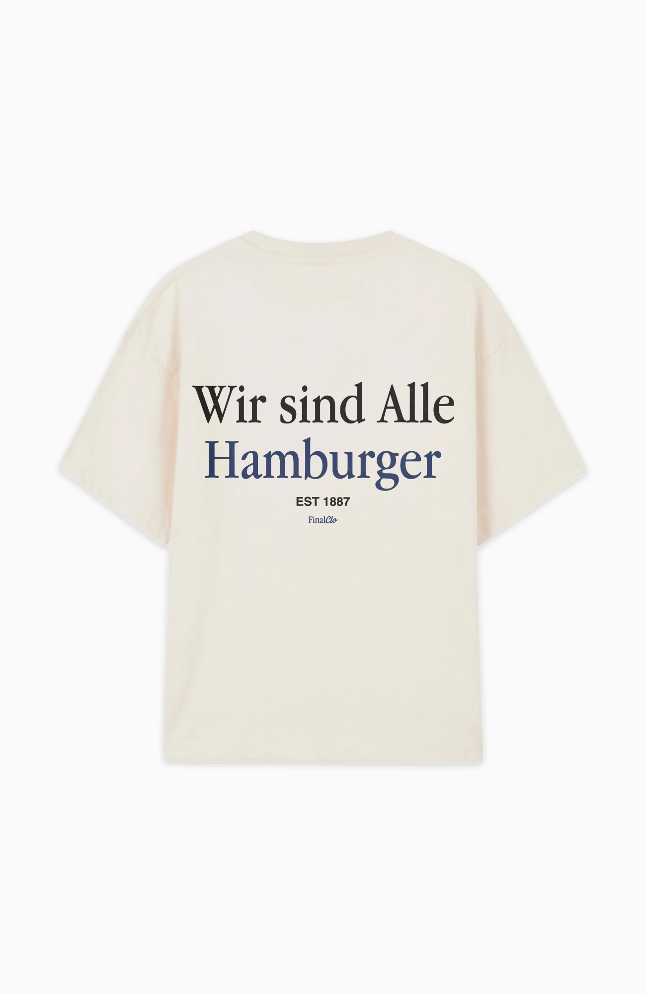 WIR SIND ALLE HAMBURGER OVERSIZED SHIRT