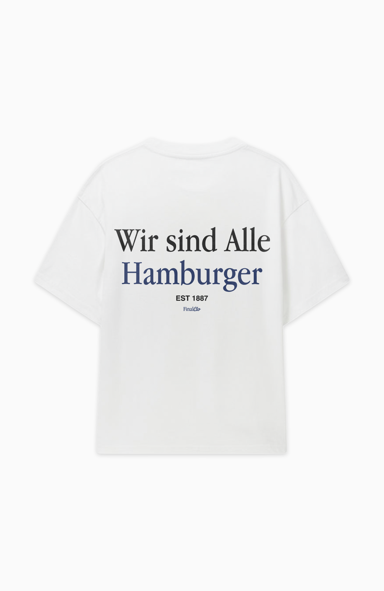 WIR SIND ALLE HAMBURGER OVERSIZED SHIRT