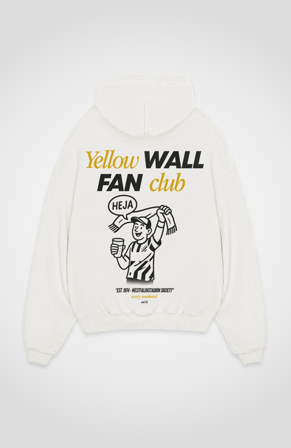 YELLOW WALL FAN CLUB OVERSIZED HOODIE